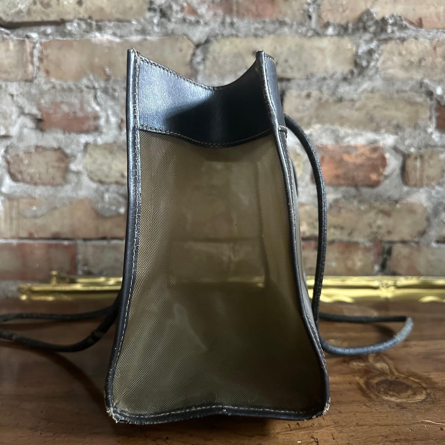 Vintage Fendi Mesh Tote Bag