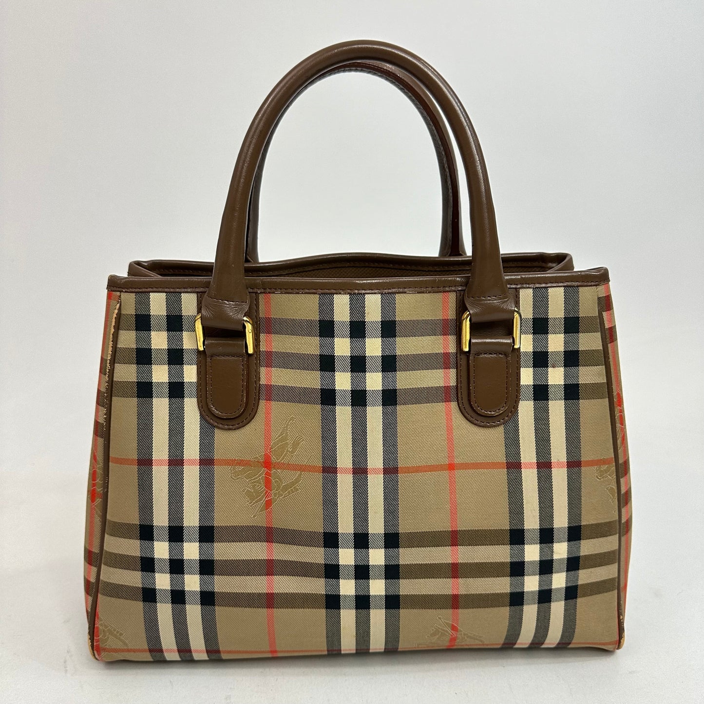 Vintage 1990’s Burberry Haymarket Nova Check Tote