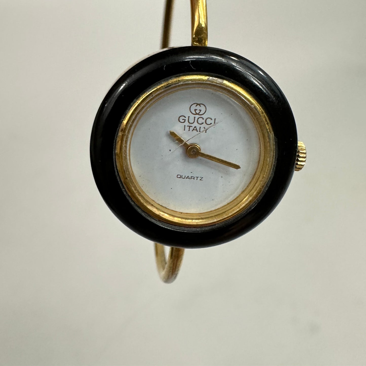 Vintage Gucci Interchangeable Bezel Bangle Watch