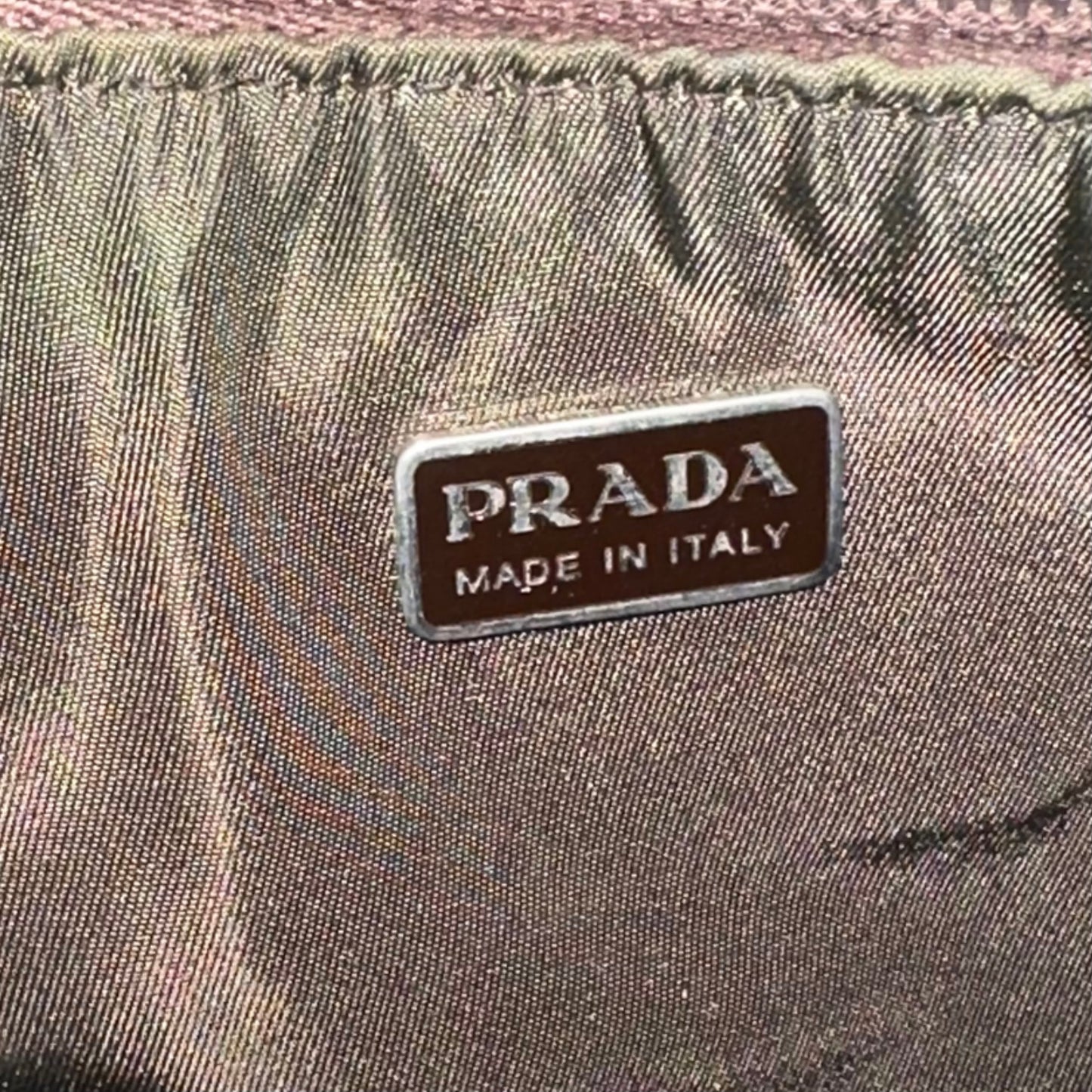 Vintage Prada Sport Grey Wool Hobo Bag