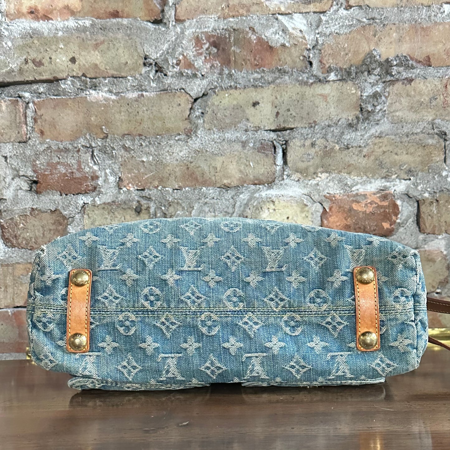 Vintage Louis Vuitton 2005 Blue Denim Baggy GM