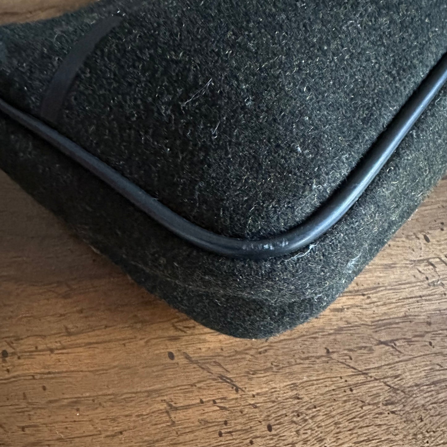 Vintage Prada Sport Grey Wool Hobo Bag