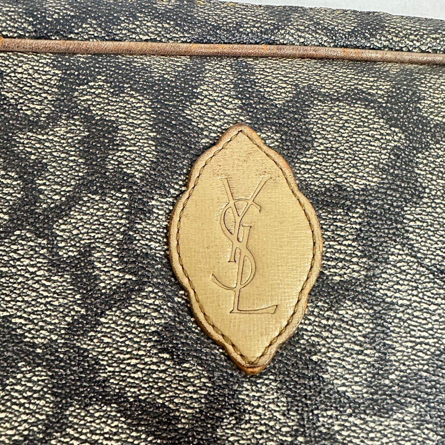 Vintage YSL Yves Saint Laurent Giraffe Print Pouch