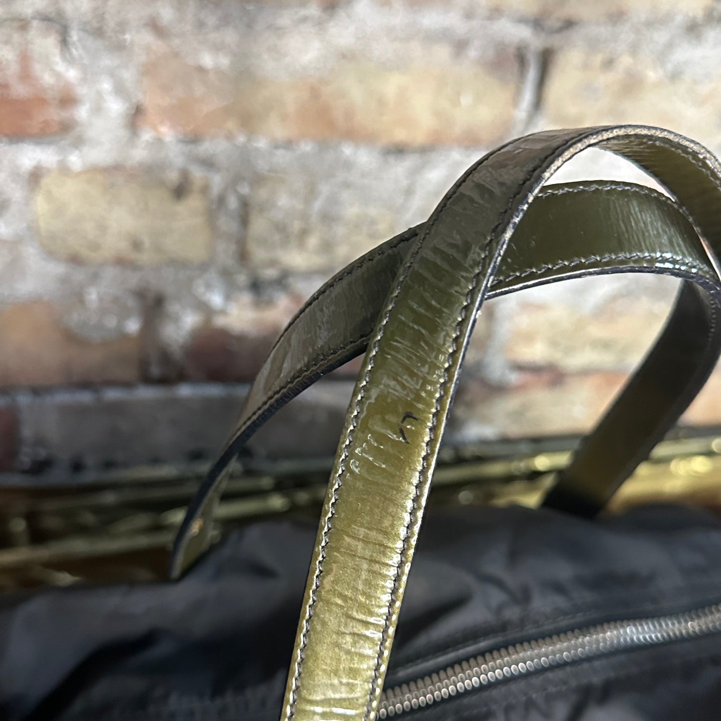 Vintage Prada Nylon Mini Boston Bag