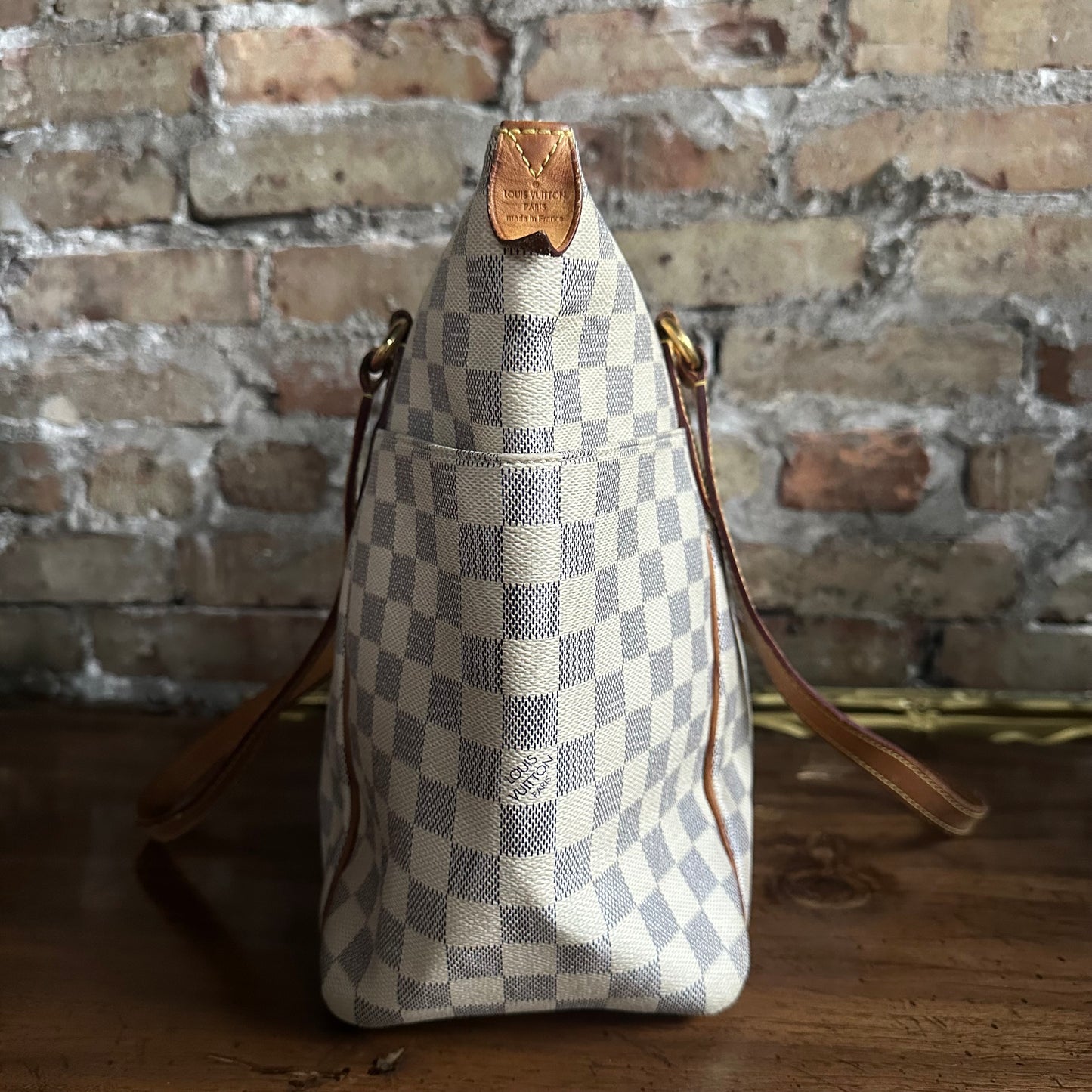 Louis Vuitton Damier Azur Totally MM Tote Bag