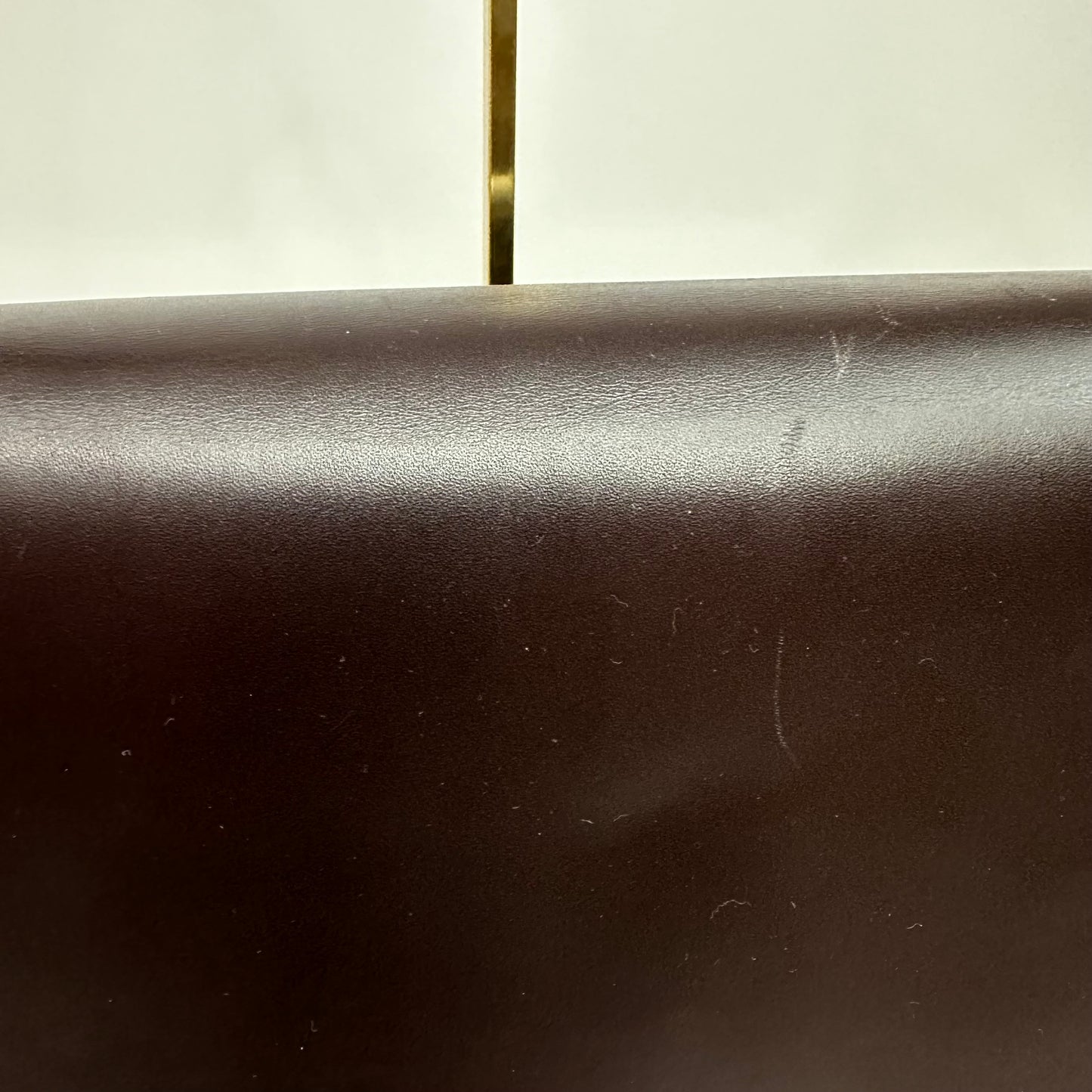 Vintage Gucci Brown Leather Baguette Bag