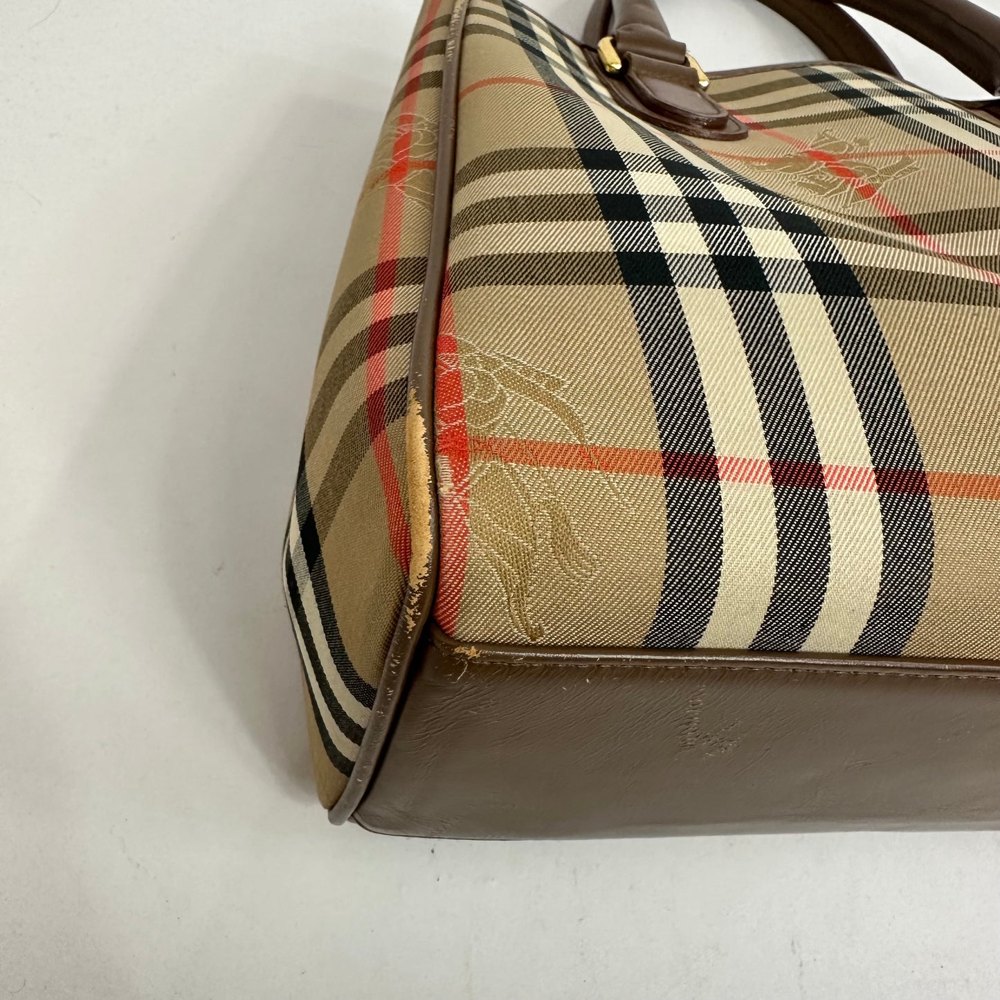 Vintage 1990’s Burberry Haymarket Nova Check Tote