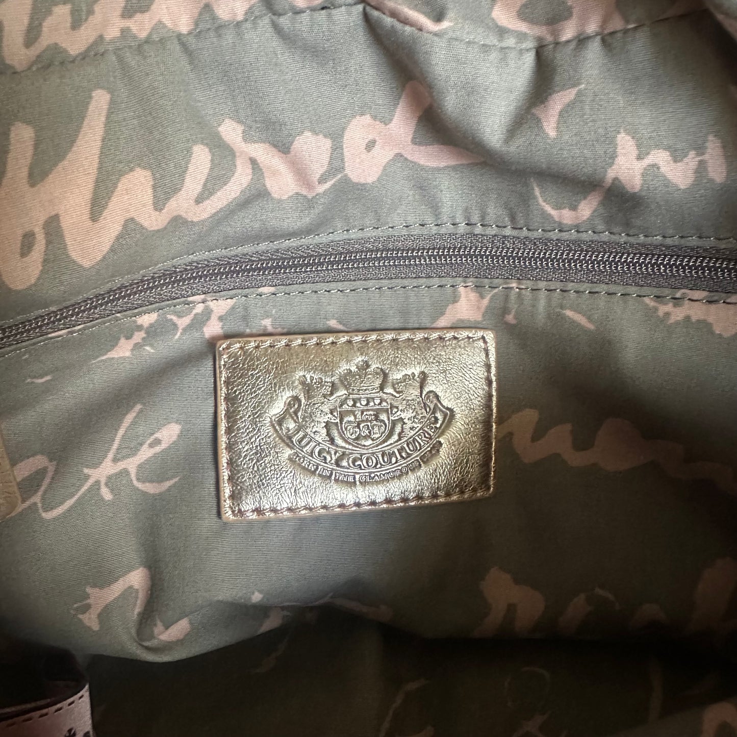 Vintage Y2K Juicy Couture Pink Velour Bowler Bag
