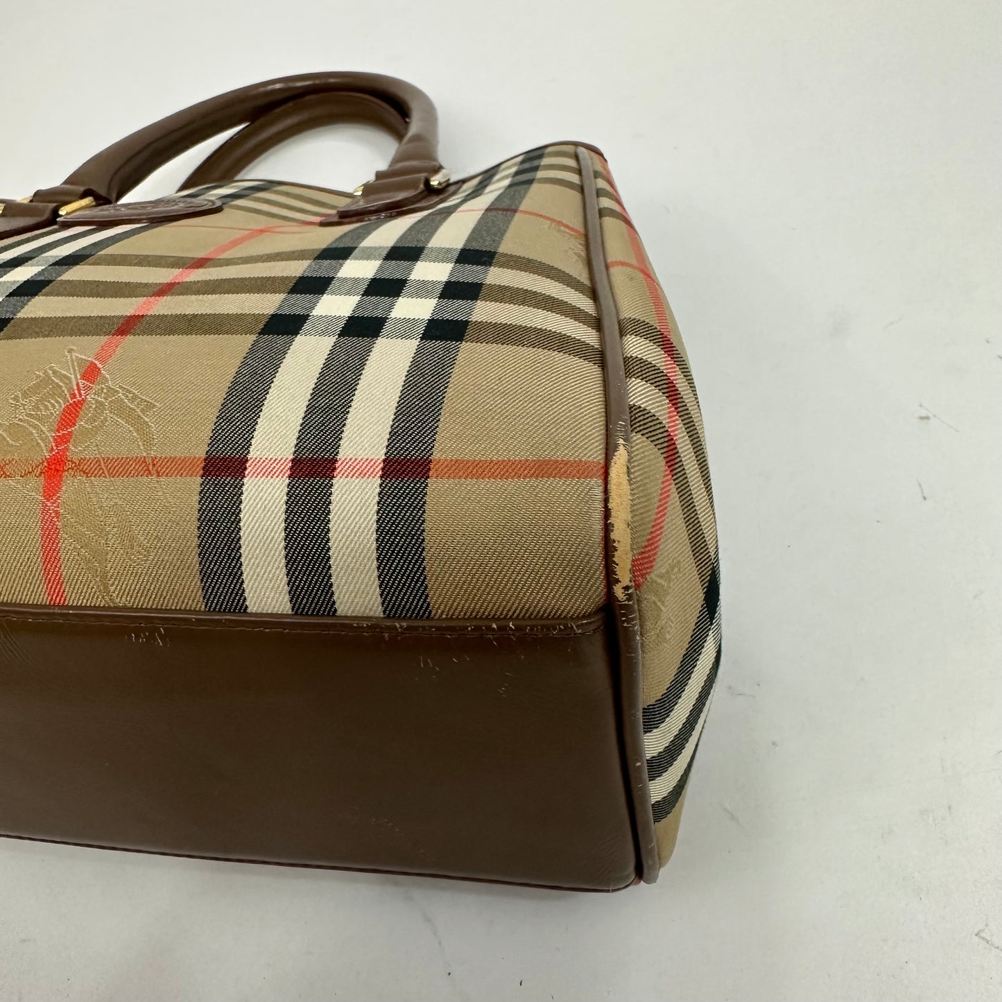 Vintage 1990’s Burberry Haymarket Nova Check Tote