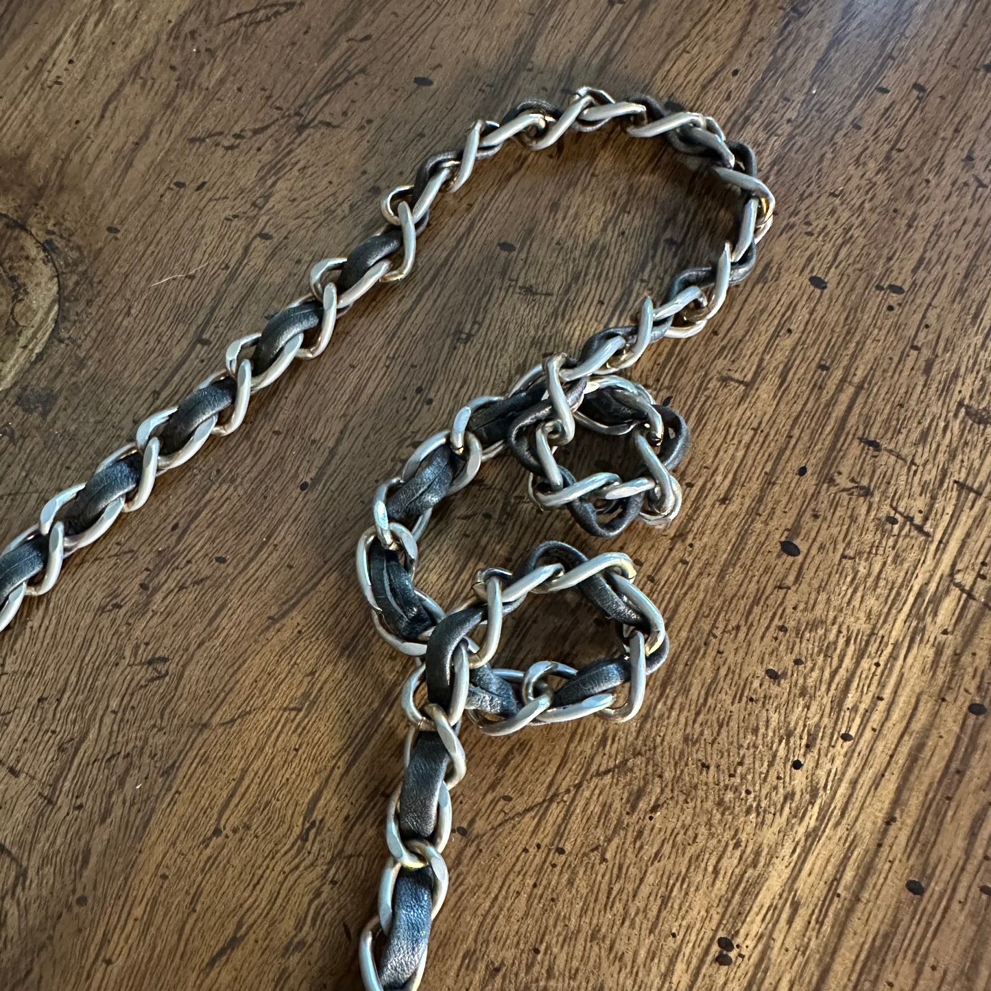 Vintage Moschino Heart Quilted Lambskin Cylinder Chain Bag