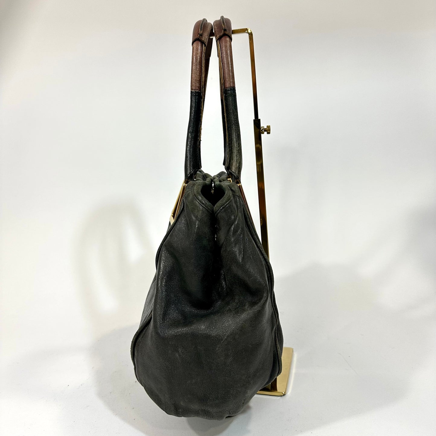 Chloé Ethel Ether Black Leather Hobo Tote Bag