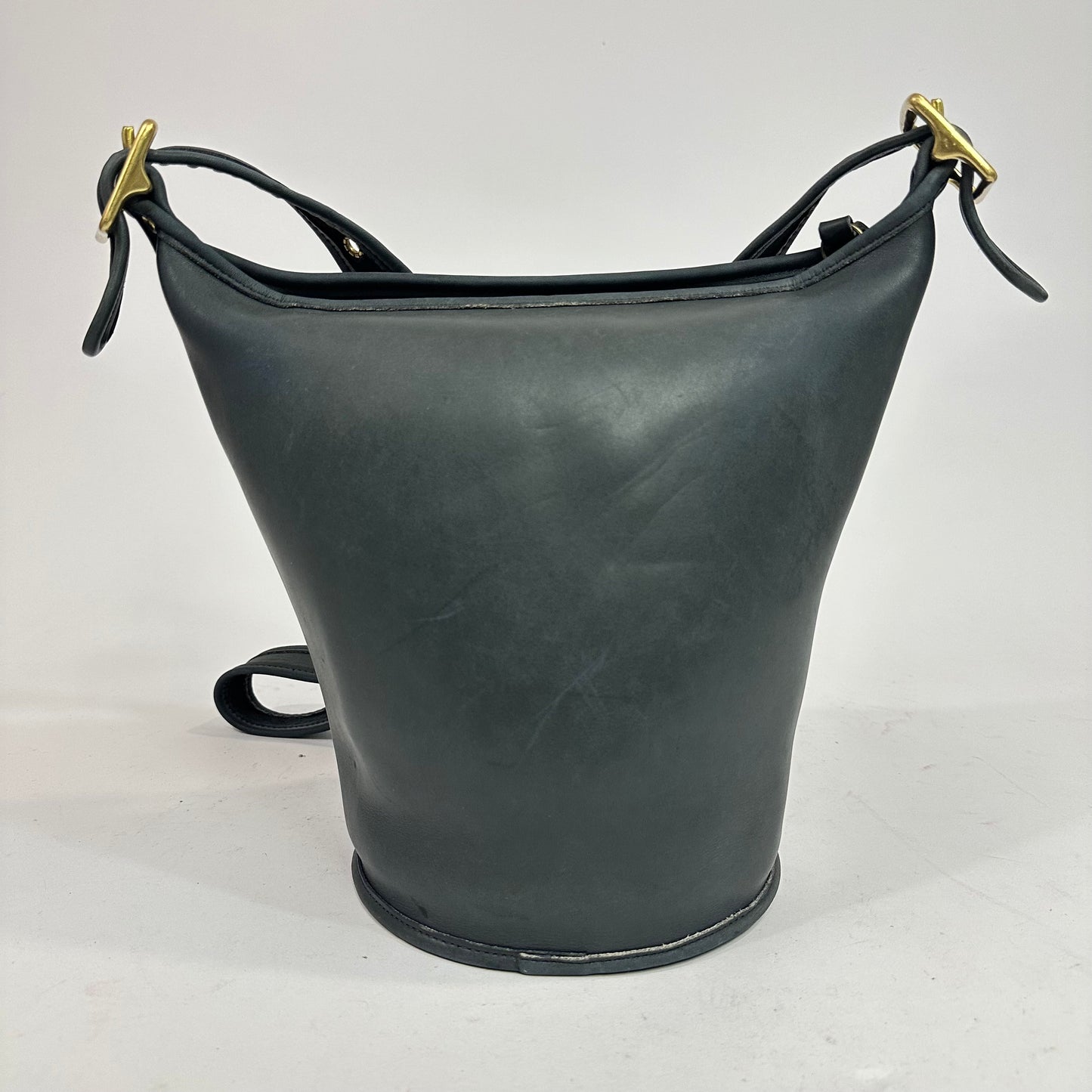 Vintage Coach 9953 Helen Berg’s Legacy Forest Green Leather Bucket Bag