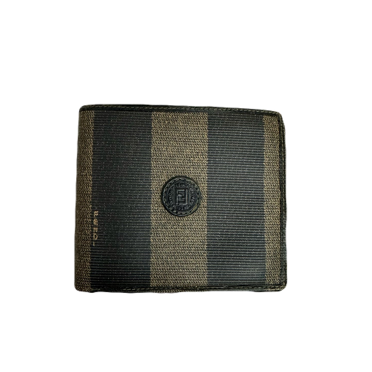 Vintage Fendi Pequin Stripe Bifold Wallet