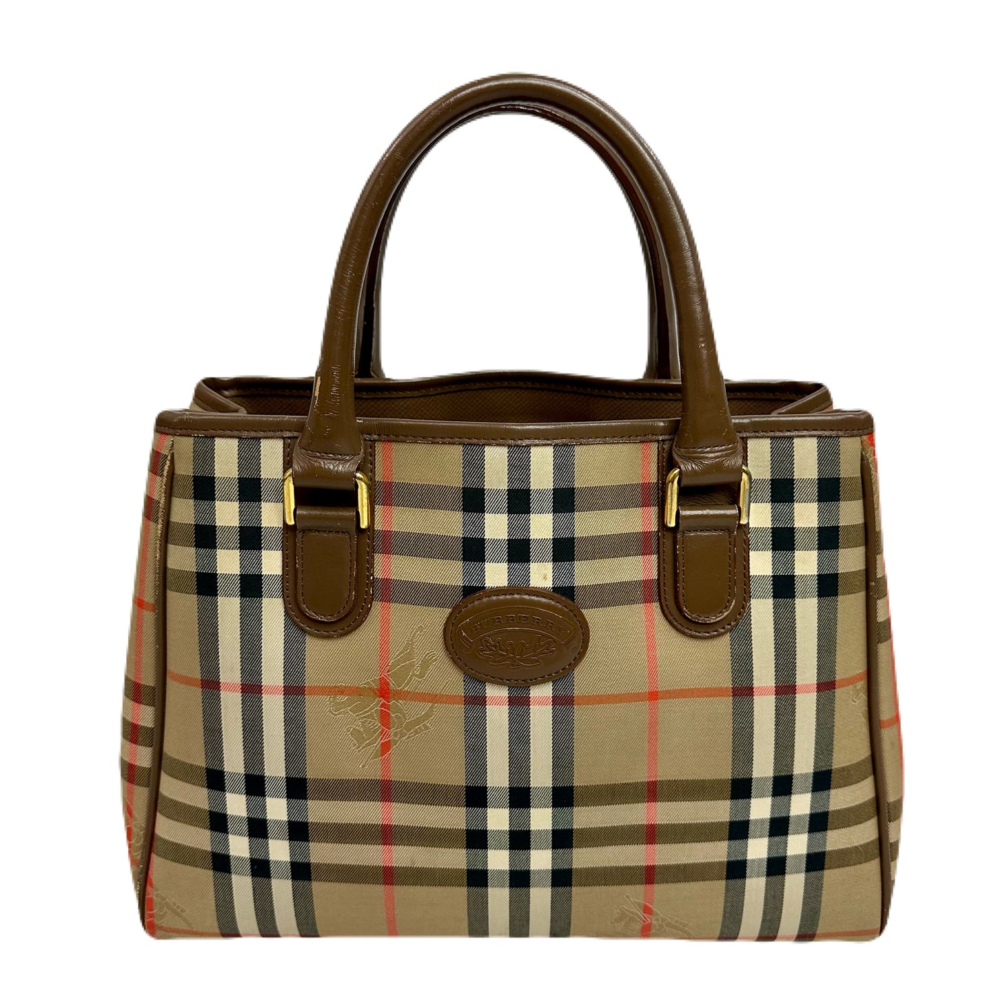 Vintage 1990’s Burberry Haymarket Nova Check Tote