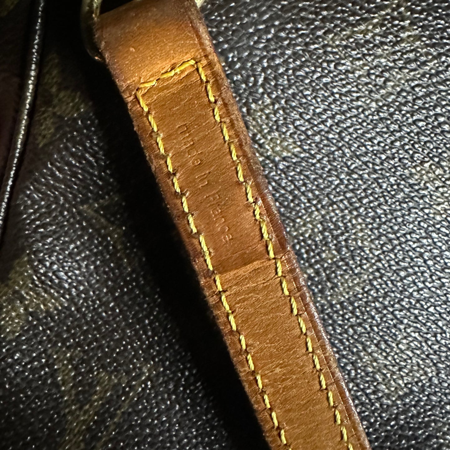 Vintage Louis Vuitton 1999 Monogram Pochette Accessoires Long Strap Bag