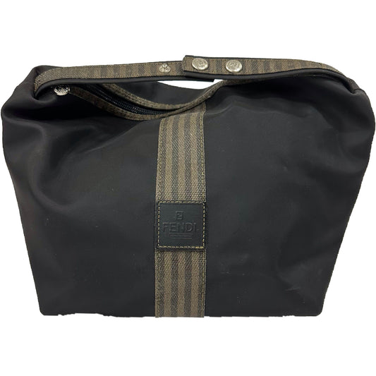 Vintage Fendi Complemento Black Nylon Cosmetic Pouch