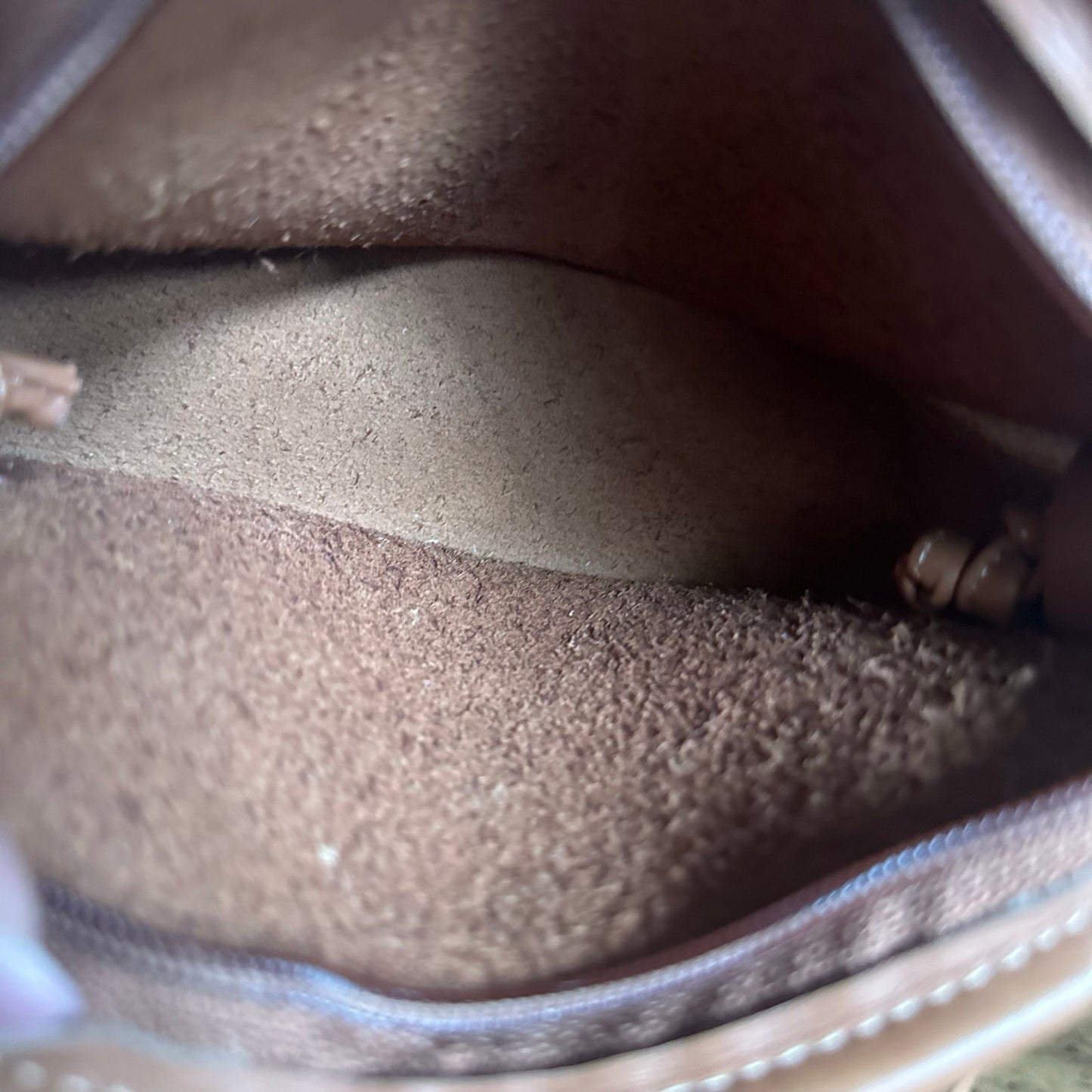 Vintage Coach 9935 Hadley Zip Mini Crossbody Bag in British Tan