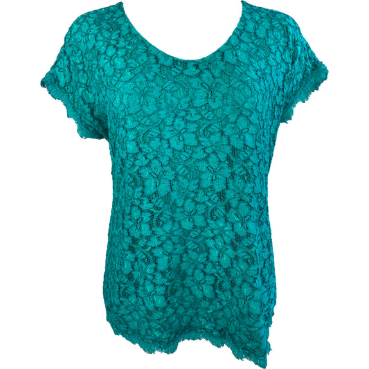 Diane Von Furstenberg Green Lace Cholula Blouse