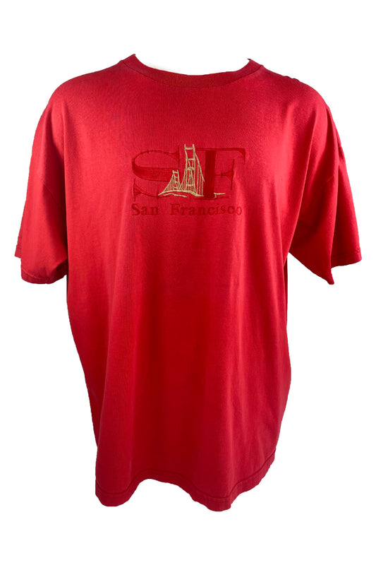 Vintage SF San Francisco Golden Gate Embroidered Tee