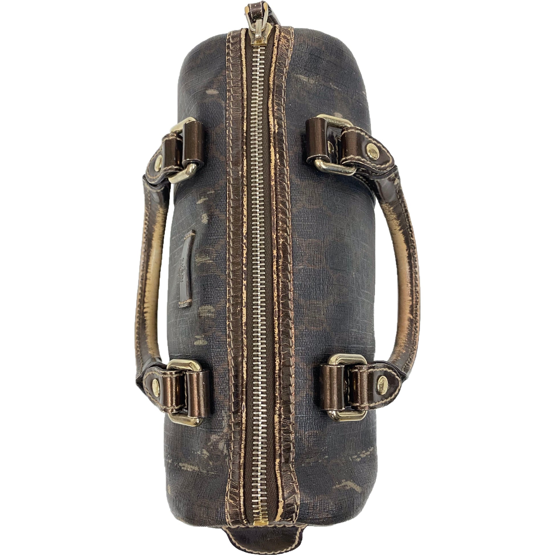 Gucci Vintage Metallic Mini Boston Bag