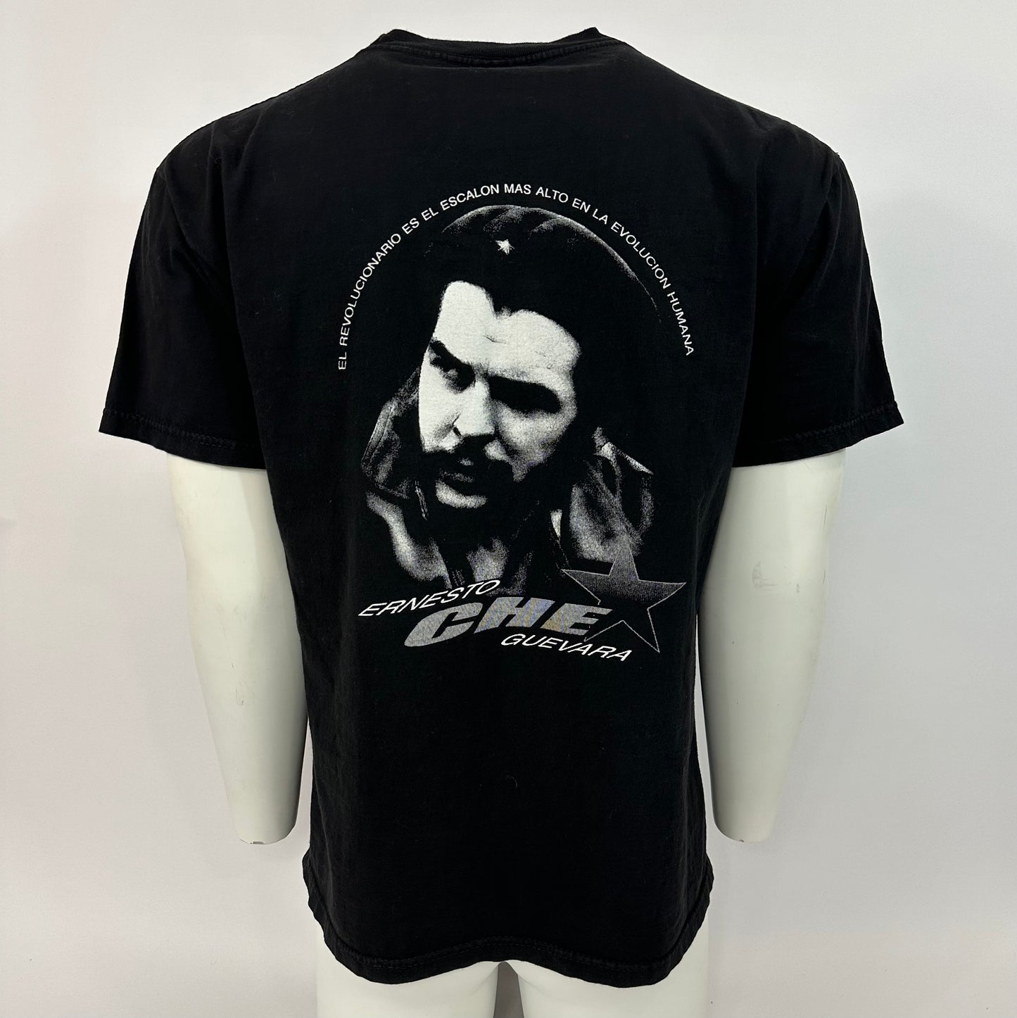 Vintage 90s Rock Revolucion Che Guevara All Over Print Double Sided Rap Tee