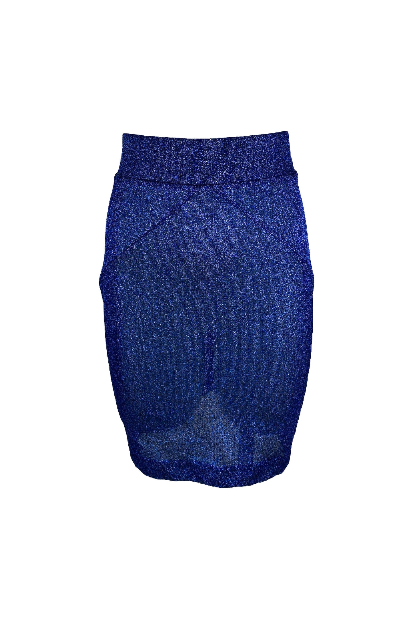 Blue Sparkly Mini Skirt