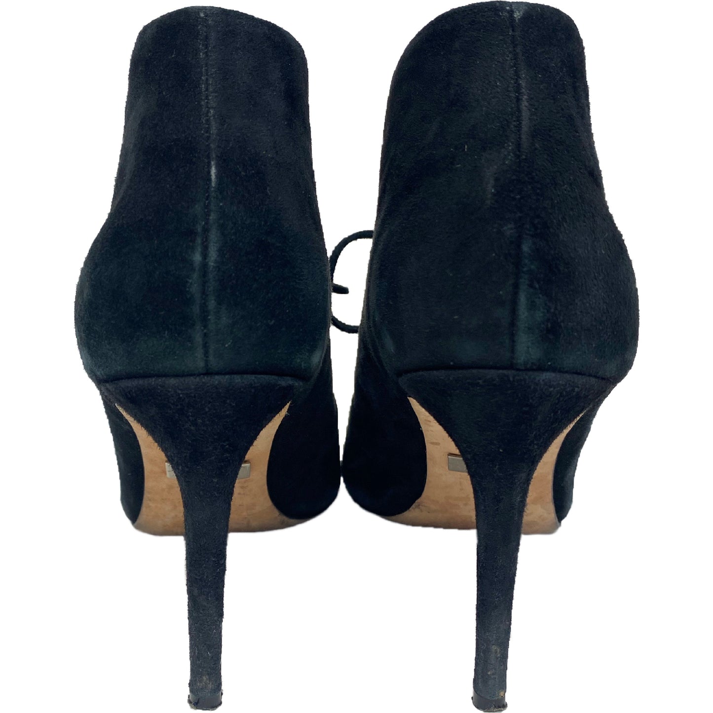 Badgley Mischka Nonna Black Suede Ankle Bootie