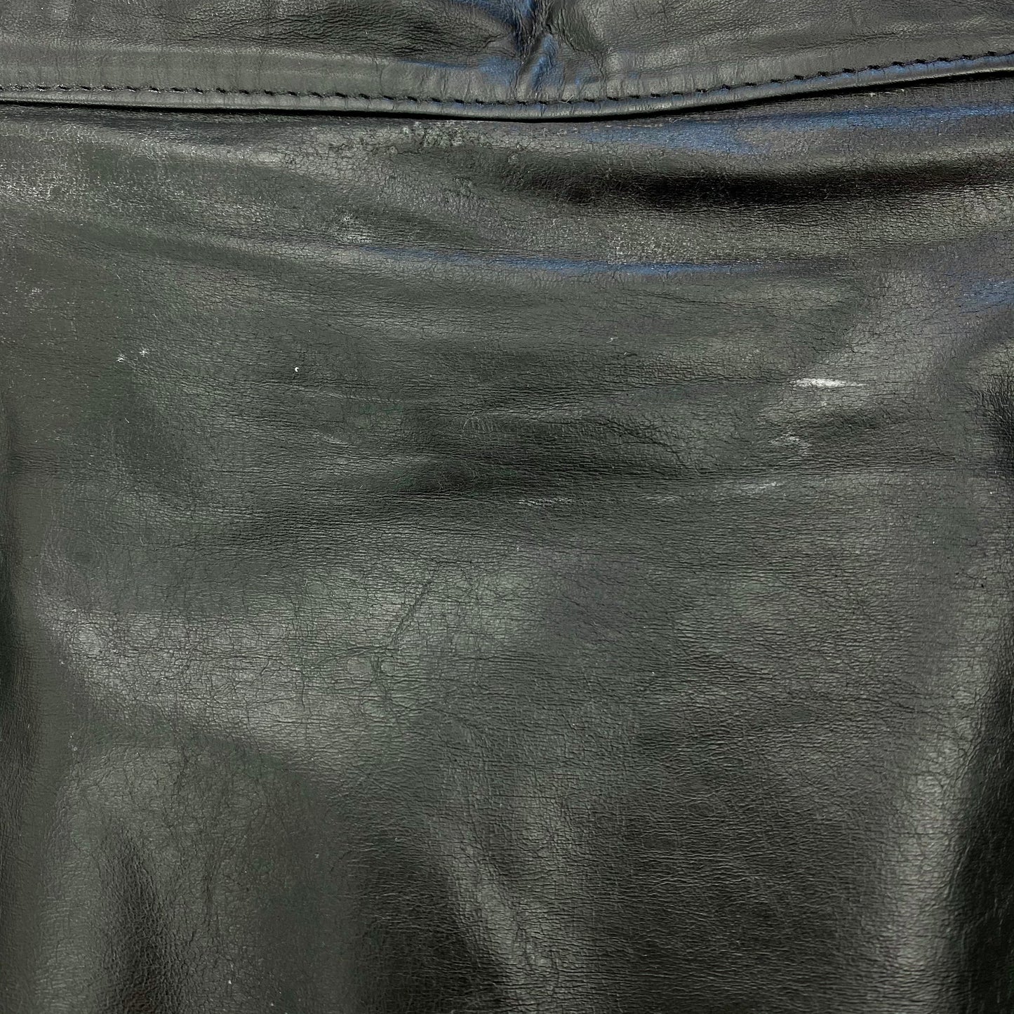 Vintage Winlit Leather Midi Skirt